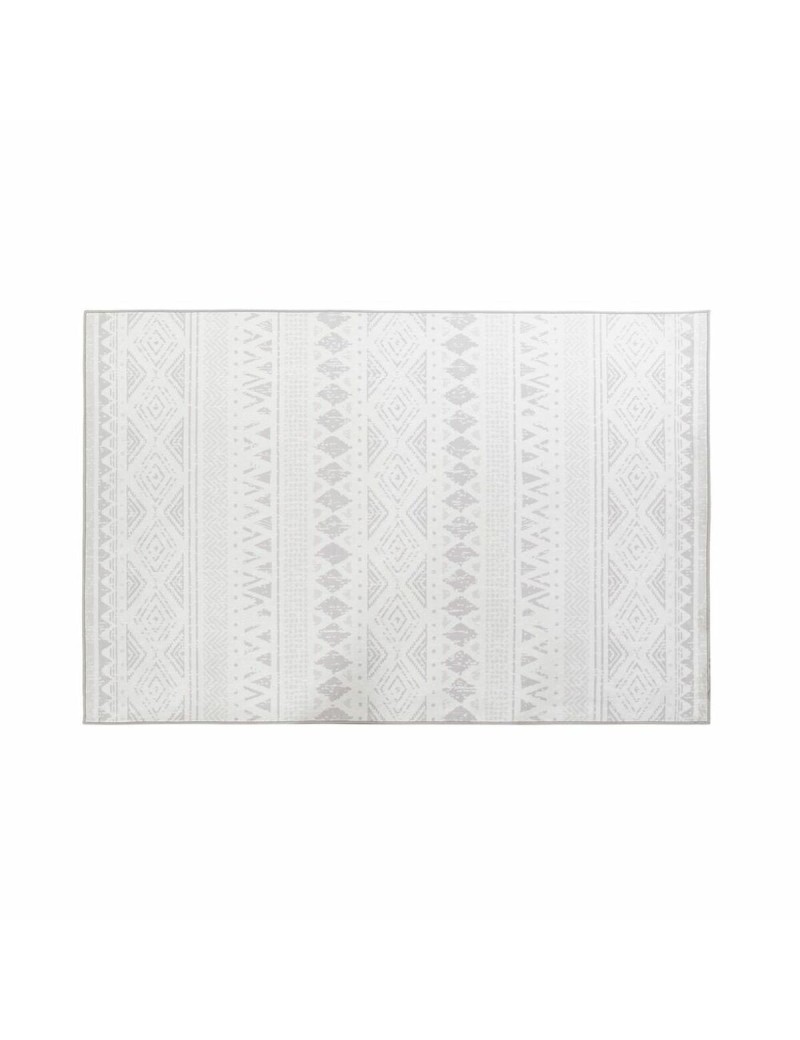Teppich DKD Home Decor Grau Weiß Ikat (120 x 180 x 0,4 cm)