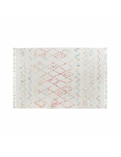 Alfombra DKD Home Decor Blanco Multicolor (120 x 180 x 0,7 cm)