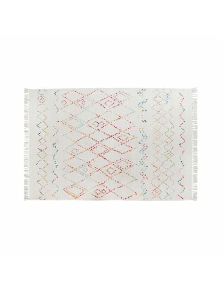 Teppich DKD Home Decor Weiß Bunt (120 x 180 x 0,7 cm) Teppich DKD Home Decor Weiß Bunt (120 x 180 x 0,7 cm)
