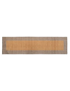 Alfombra DKD Home Decor Amarillo (60 x 240 x 0,7 cm)
