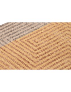 Alfombra DKD Home Decor Amarillo (60 x 240 x 0,7 cm)