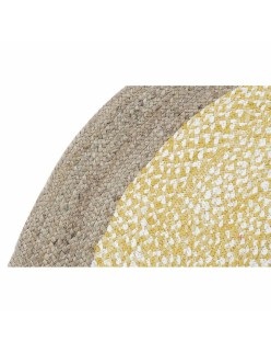 Alfombra DKD Home Decor Marrón Blanco Amarillo (200 x 200 x 1 cm)