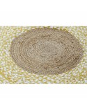 Teppich DKD Home Decor Braun Weiß Gelb (148 x 148 x 1 cm)