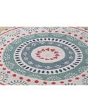 Alfombra DKD Home Decor Marrón Multicolor (200 x 200 x 0,75 cm)