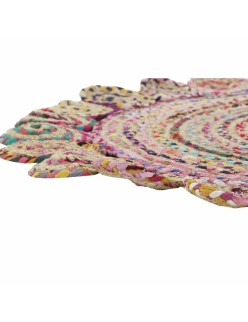 Carpet DKD Home Decor Multicolour Arab (200 x 200 x 1 cm)