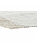 Teppich DKD Home Decor 120 x 180 x 0,75 cm Grau Polyester Weiß Randbereich Boho (2 Stück)