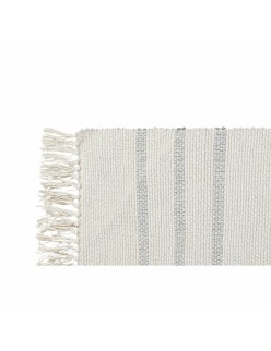 Teppich DKD Home Decor 120 x 180 x 0,75 cm Grau Polyester Weiß Randbereich Boho (2 Stück)
