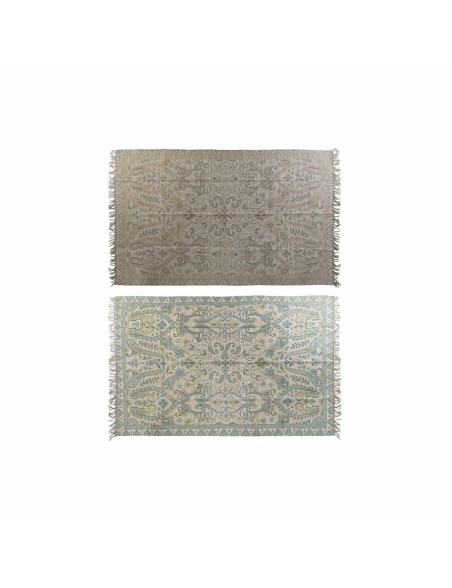 Teppich DKD Home Decor 200 x 290 x 0,5 cm Rot Polyester grün Araber (2 Stück) Teppich DKD Home Decor 200 x 290 x 0,5 cm Rot Polyester grün Araber (2 Stück)
