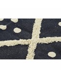 Alfombra DKD Home Decor Beige Azul marino (160 x 230 x 1 cm)
