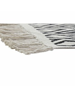 Alfombra DKD Home Decor Negro Blanco (160 x 250 x 0,7 cm)