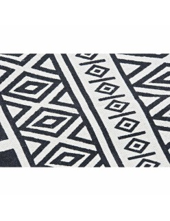 Alfombra DKD Home Decor Negro Blanco (160 x 250 x 0,7 cm)