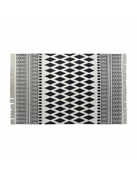Alfombra DKD Home Decor Negro Blanco (120 x 180 x 0,7 cm) Alfombra DKD Home Decor Negro Blanco (120 x 180 x 0,7 cm)