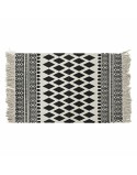 Tappeto DKD Home Decor Nero Bianco (80 x 50 x 1 cm)