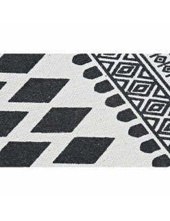 Alfombra DKD Home Decor Negro Blanco (80 x 50 x 1 cm)