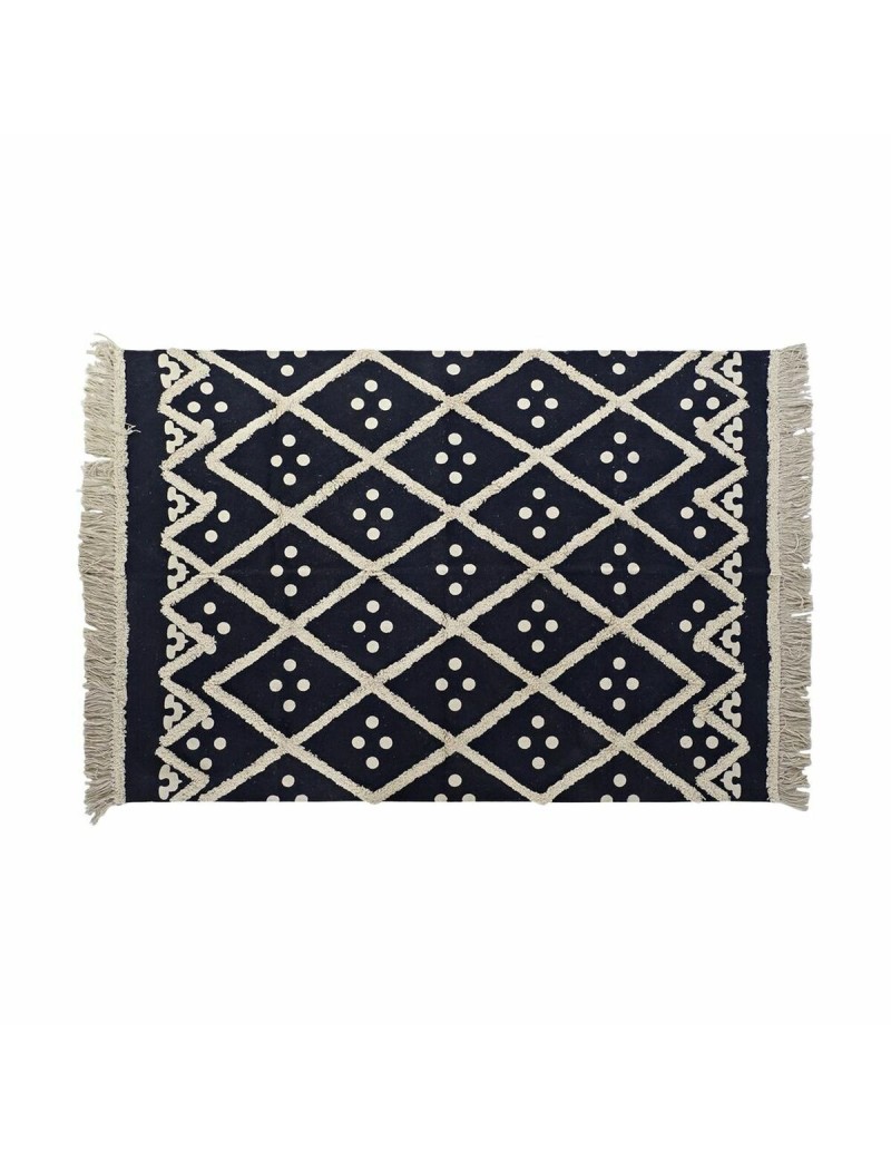 Carpet DKD Home Decor Beige Navy Blue 120 x 180 x 0,7 cm