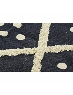 Alfombra DKD Home Decor Beige Azul marino 120 x 180 x 0,7 cm