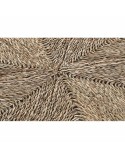 Tappeto DKD Home Decor 150 x 0,5 x 150 cm Naturale Poliestere Erba di mare