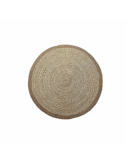 Alfombra DKD Home Decor Beige (150 x 1 x 150 cm)