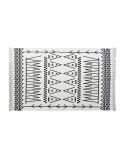 Alfombra DKD Home Decor Negro Blanco Ikat (120 x 180 x 0,7 cm)
