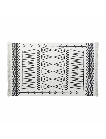 Teppich DKD Home Decor Schwarz Weiß Ikat (120 x 180 x 0,7 cm) Teppich DKD Home Decor Schwarz Weiß Ikat (120 x 180 x 0,7 cm)