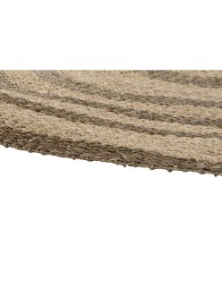 Alfombra DKD Home Decor Beige Marrón (150 x 1 x 150 cm)
