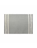 Teppich DKD Home Decor Schwarz Zick-Zack Weiß (120 x 180 x 0,7 cm)
