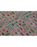 Teppich DKD Home Decor 160 x 230 x 0,4 cm Polyester Weiß Ikat Boho (2 Stück)