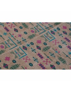 Teppich DKD Home Decor 160 x 230 x 0,4 cm Polyester Weiß Ikat Boho (2 Stück)