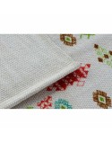 Teppich DKD Home Decor 160 x 230 x 0,4 cm Polyester Weiß Ikat Boho (2 Stück)