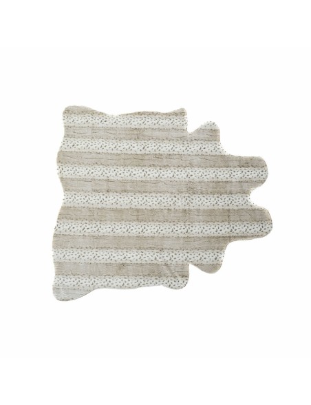 Teppich DKD Home Decor 160 x 150 x 2 cm Beige Polyester Mit Haar Teppich DKD Home Decor 160 x 150 x 2 cm Beige Polyester Mit Haar