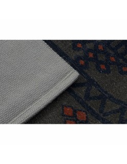Teppich DKD Home Decor 120 x 180 x 0,4 cm Blau Orange Polyester Araber (2 Stück)