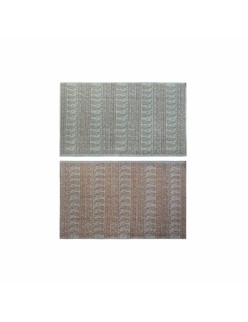 Teppich DKD Home Decor 120 x 180 x 0,4 cm Blau Polyester grün Araber (2 Stück)