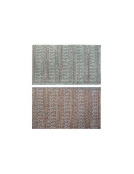 Tappeto DKD Home Decor 120 x 180 x 0,4 cm Azzurro Poliestere Verde Arabo (2 Unità) Tappeto DKD Home Decor 120 x 180 x 0,4 cm Azzurro Poliestere Verde Arabo (2 Unità)