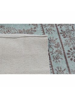 Teppich DKD Home Decor 160 x 230 x 0,4 cm Blau Polyester grün Araber (2 Stück)