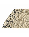 Carpet DKD Home Decor 140 x 0,5 x 140 cm Natural Polyester Bicoloured Tropical