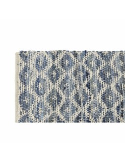 Teppich DKD Home Decor Blau Weiß (120 x 180 x 1 cm)