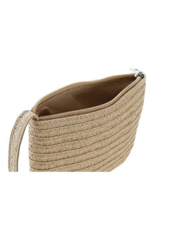 Sac de plage DKD Home Decor Marron Vert Beige Menthe Fibre 43 x 10 x 28 cm (2 Unités)