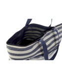 Sac de plage DKD Home Decor 55 x 17 x 35 cm Toile Rouge Bleu PVC (2 Unités)