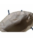 Sac de plage DKD Home Decor Orange Naturel Blue marine Fibre 49 x 18 x 37 cm (2 Unités)