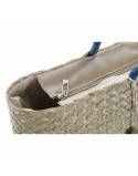 Sac de plage DKD Home Decor Orange Naturel Blue marine Fibre 49 x 18 x 37 cm (2 Unités)