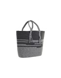Handtasche DKD Home Decor 48 x 16 x 36 cm Grau