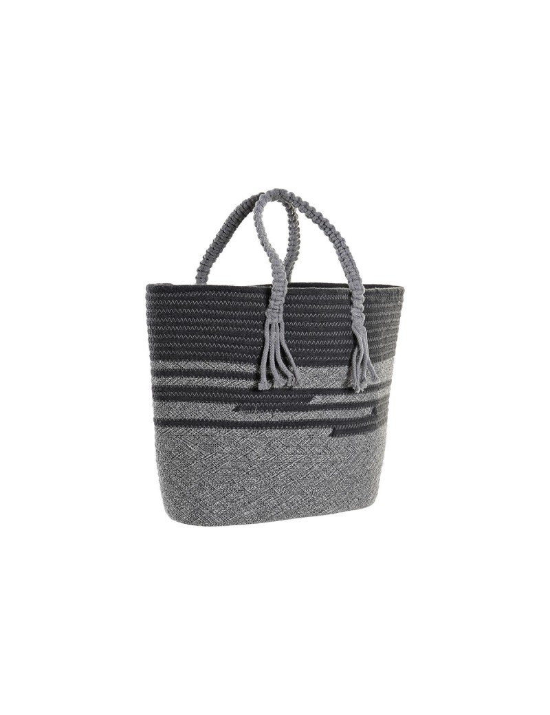 Handtasche DKD Home Decor 48 x 16 x 36 cm Grau