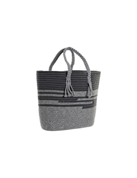 Handtasche DKD Home Decor 48 x 16 x 36 cm Grau