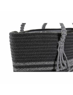 Handtasche DKD Home Decor 48 x 16 x 36 cm Grau