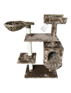 Rascador para Gatos Gloria Jarama Árbol Marrón Madera Papel Sisal (35 x 100 x 60 cm)