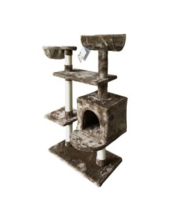 Rascador para Gatos Gloria Jarama Árbol Marrón Madera Papel Sisal (35 x 100 x 60 cm)