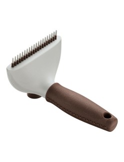 Cepillo Desenredante Hunter Autolimpieza Rastrillo Acero Inoxidable