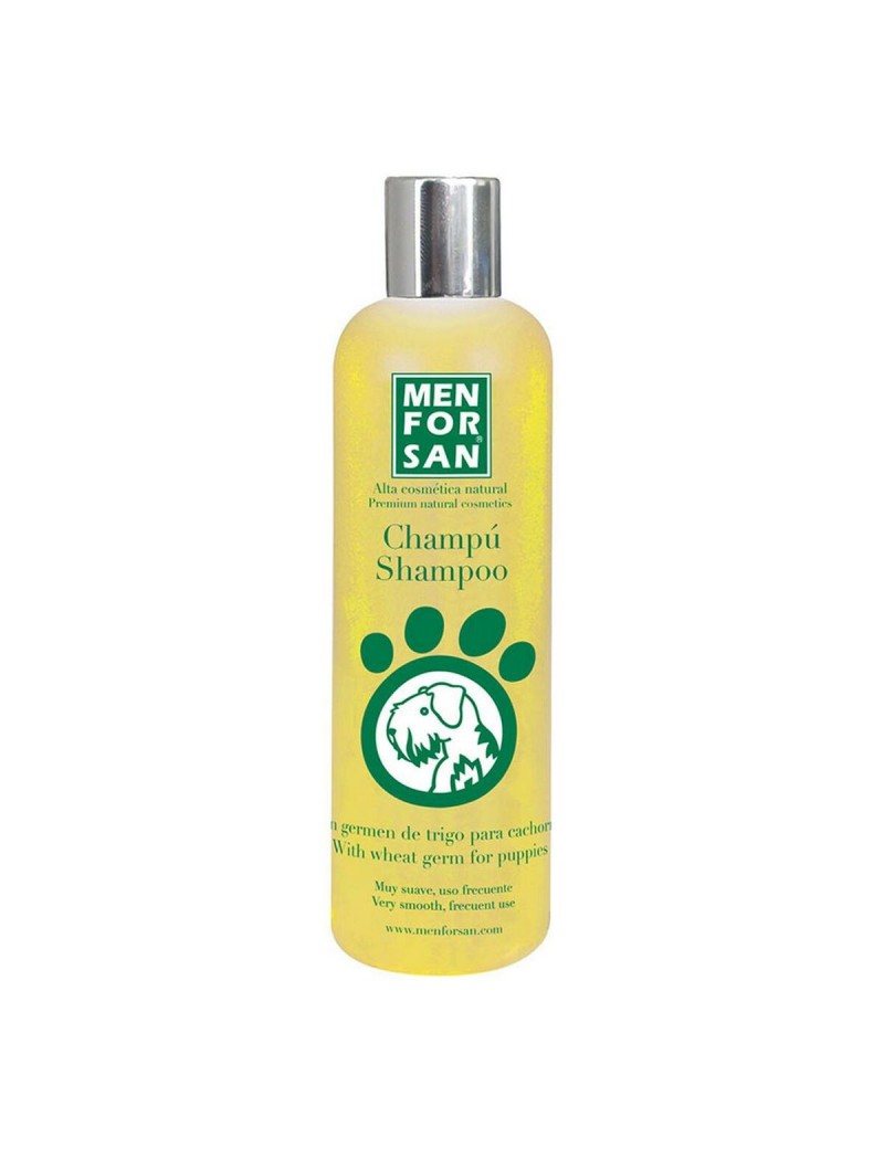 Champú para mascotas Menforsan Cachorros Germen de trigo 300 ml