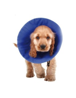 Collar Isabelino para Perros KVP EZ Soft Azul (9-25 cm)
