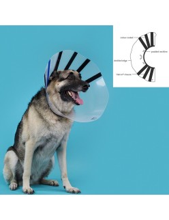 Collar Isabelino para Perros KVP EZ Clear (18-25 cm)